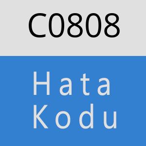 C0808 hatasi