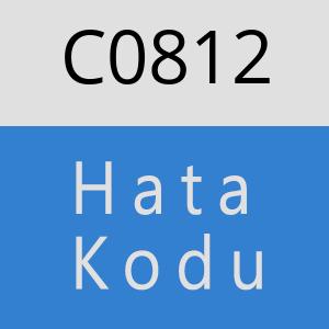 C0812 hatasi