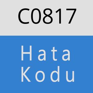 C0817 hatasi