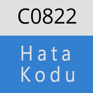 C0822 hatasi