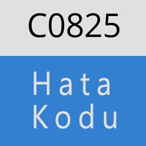 C0825 hatasi