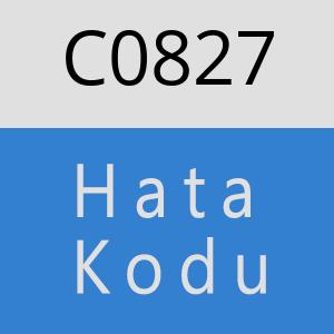 C0827 hatasi