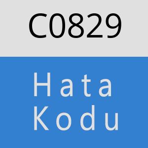 C0829 hatasi