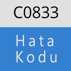 C0833 hatasi