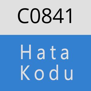 C0841 hatasi