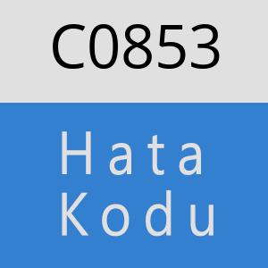 C0853 hatasi