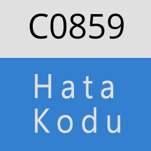 C0859 hatasi