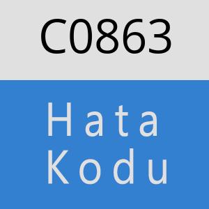 C0863 hatasi