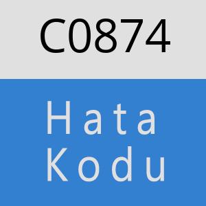 C0874 hatasi