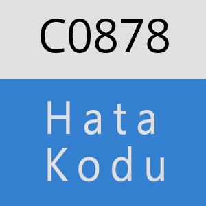 C0878 hatasi