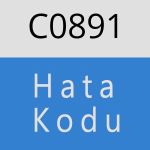 C0891 hatasi