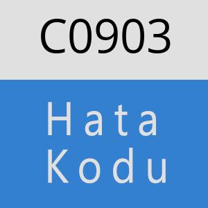 C0903 hatasi