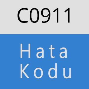 C0911 hatasi