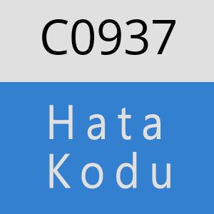 C0937 hatasi