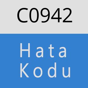 C0942 hatasi