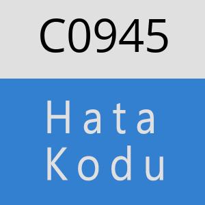 C0945 hatasi