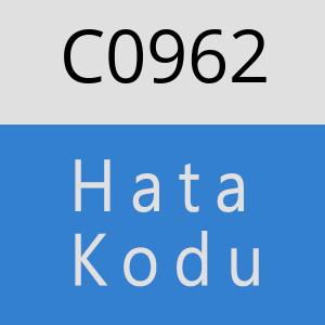 C0962 hatasi