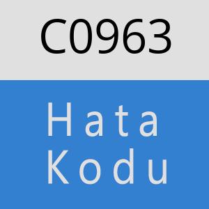 C0963 hatasi