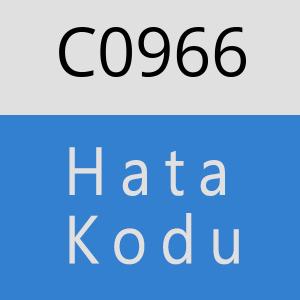 C0966 hatasi