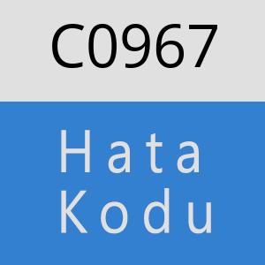 C0967 hatasi