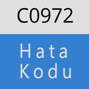 C0972 hatasi