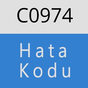 C0974 hatasi