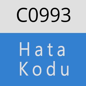 C0993 hatasi