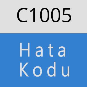 C1005 hatasi
