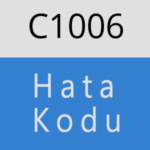 C1006 hatasi