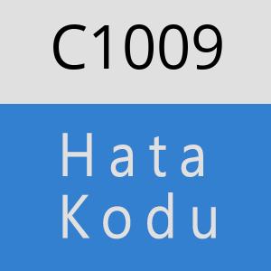 C1009 hatasi