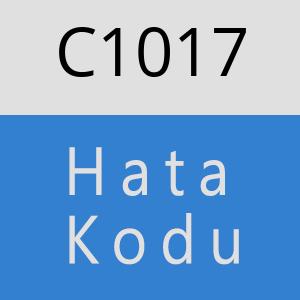 C1017 hatasi