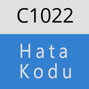 C1022 hatasi