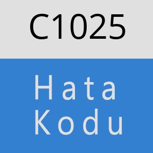 C1025 hatasi