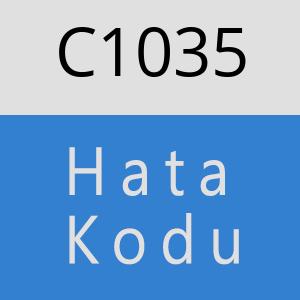 C1035 hatasi