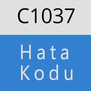 C1037 hatasi