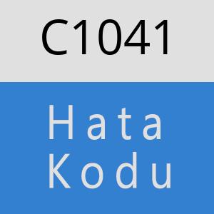 C1041 hatasi