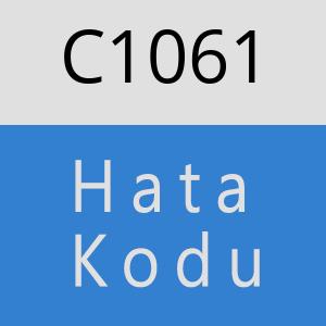 C1061 hatasi