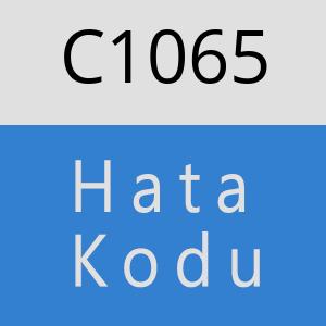 C1065 hatasi