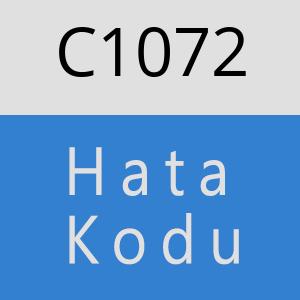 C1072 hatasi