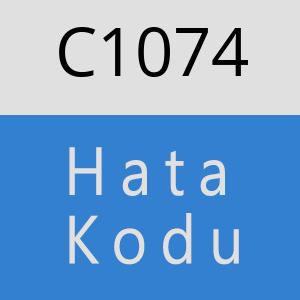 C1074 hatasi