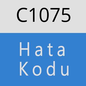 C1075 hatasi