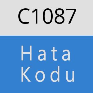 C1087 hatasi