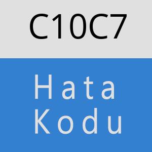 C10C7 hatasi