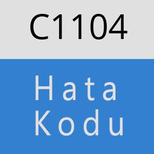 C1104 hatasi