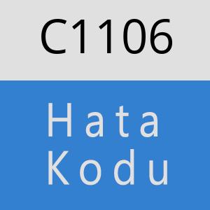 C1106 hatasi