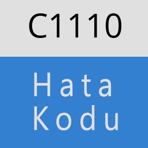 C1110 hatasi