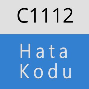 C1112 hatasi