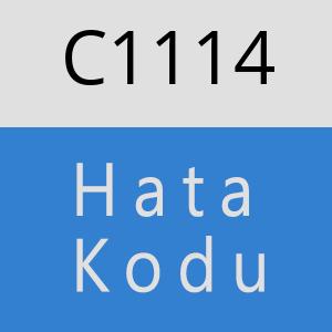 C1114 hatasi