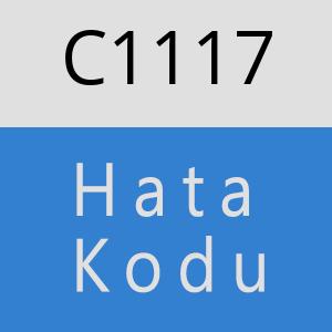C1117 hatasi