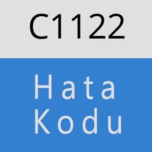 C1122 hatasi